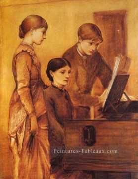  artistes Tableaux - Portrait Groupe des artistes Famille préraphaélite Sir Edward Burne Jones
